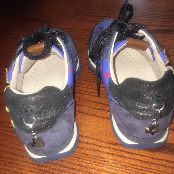 Authentic Coach blue and embellished sneakers - Picture 3 of 8